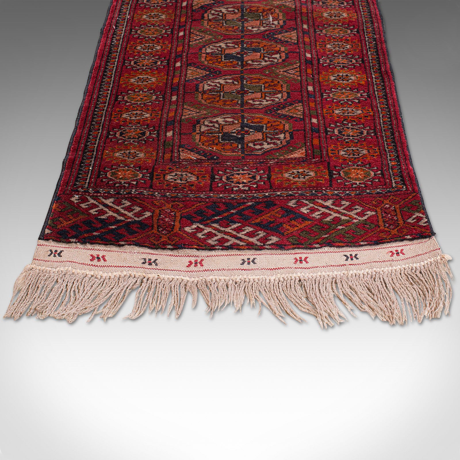 Textiles Antique Near Pair, Bokhara Rugs, Turkoman, Tekke, Carpet, Wall Covering, C1910 photo