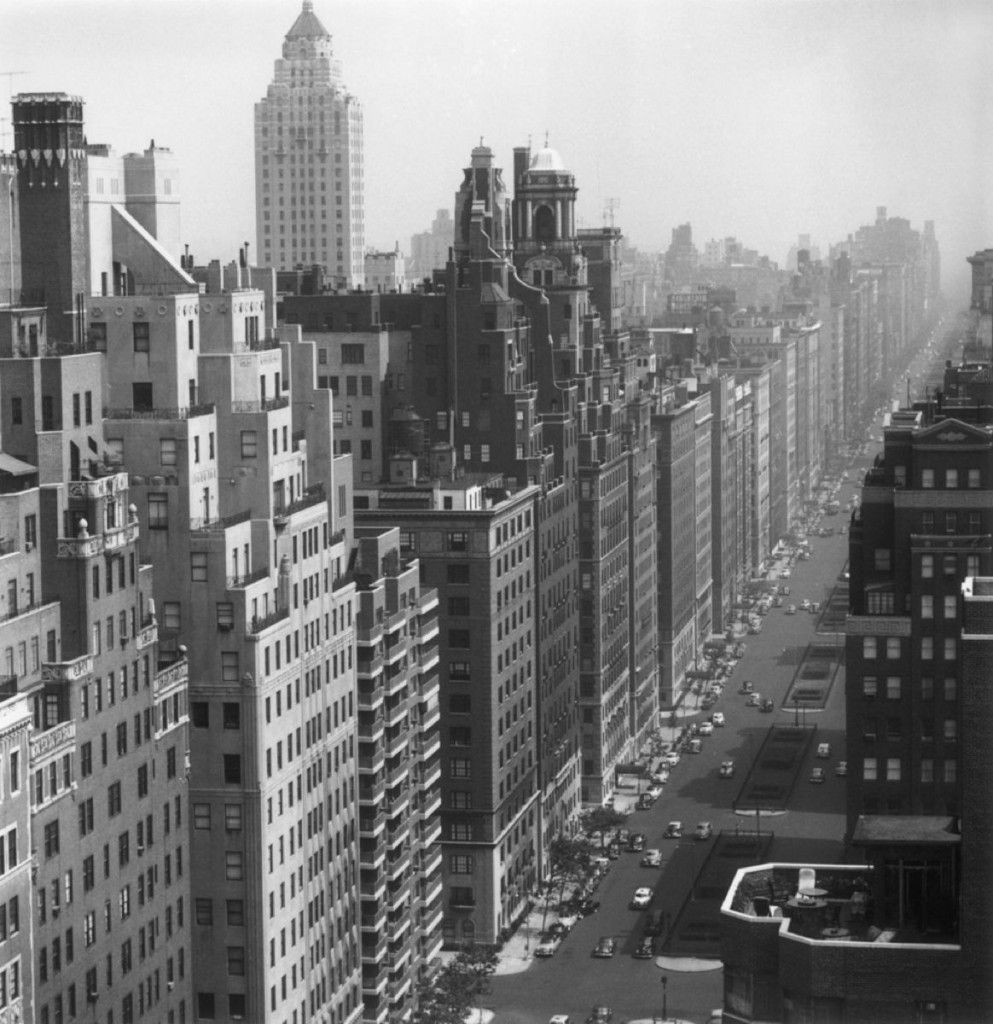 Slim Aarons 'Park Avenue' 1953 Silver Gelatin Print Framed In Black photo furniture