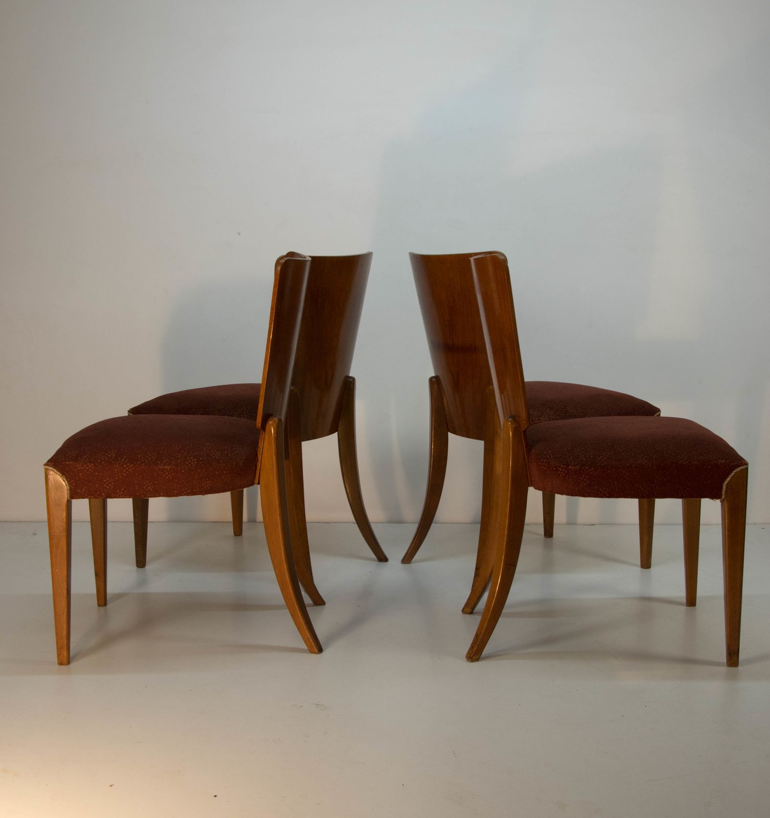 Art Deco Dining Chairs H 214 By Jindrich Halabala For Up Závody, Set Of 4 photo furniture