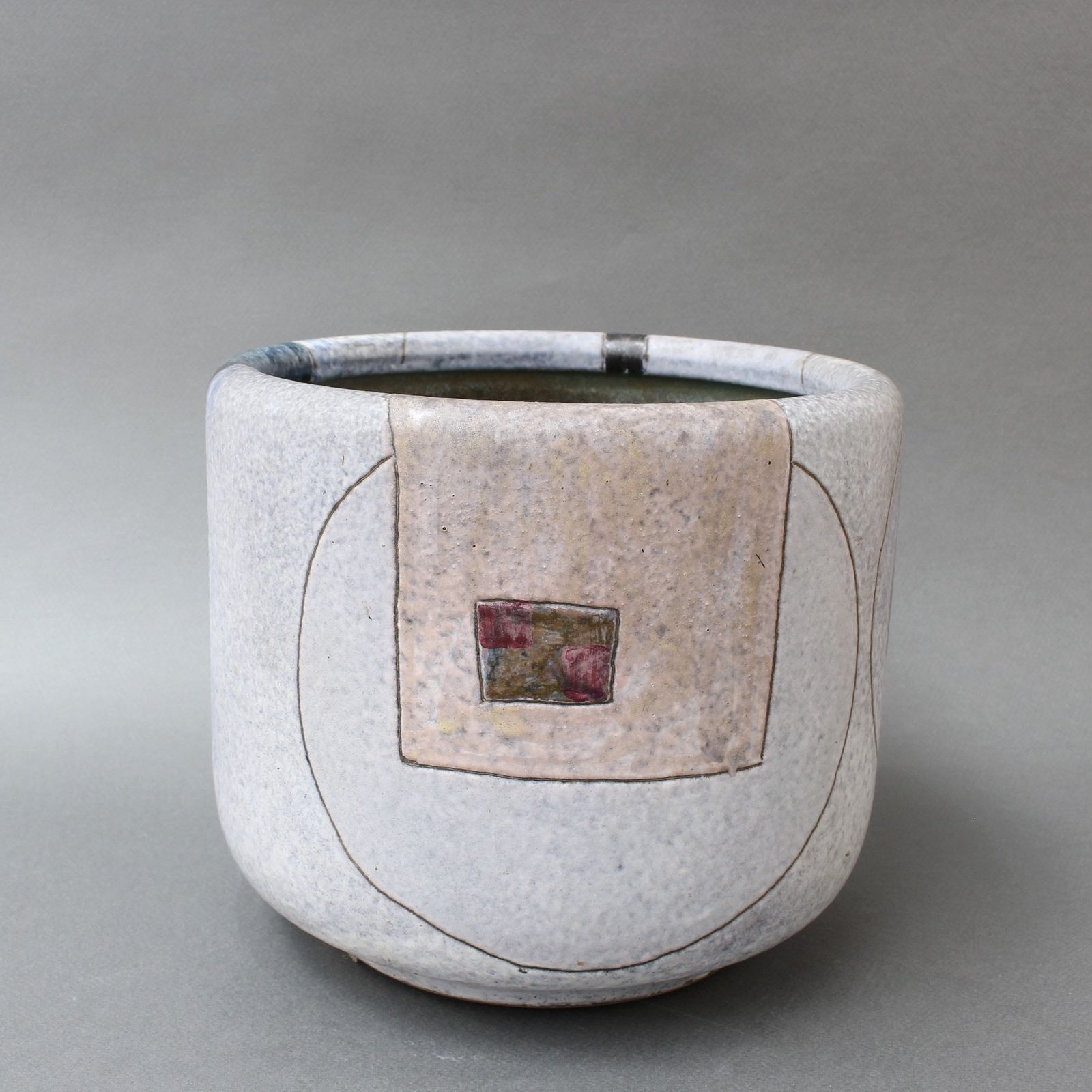 Mid Century Ceramic Cachepot By Giovanni Toccafondo (Circa 1970s) photo 650.0