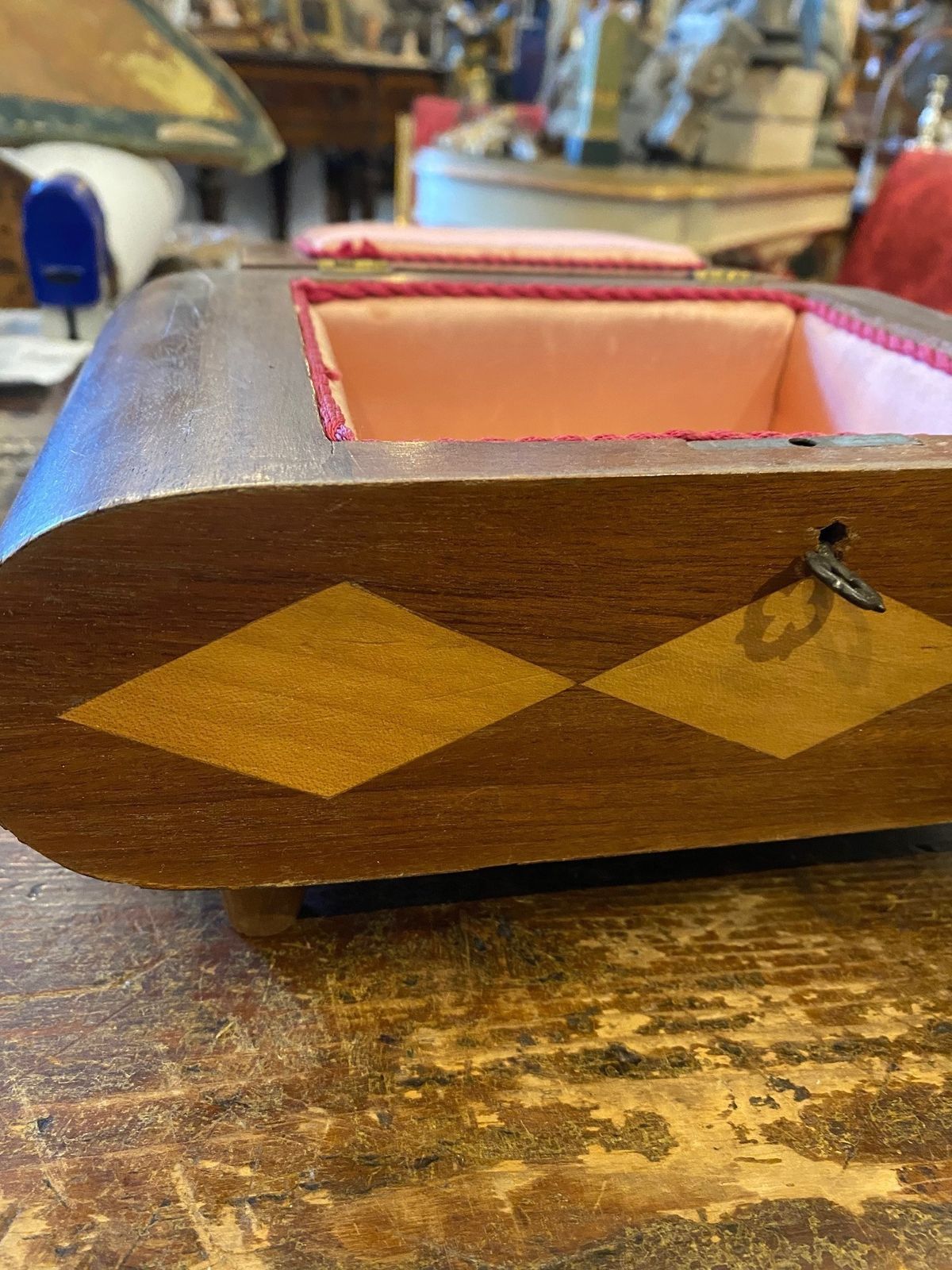 20yh Century, Mid Century Modern Mahogany Art Deco Jewelery Box . photo buy