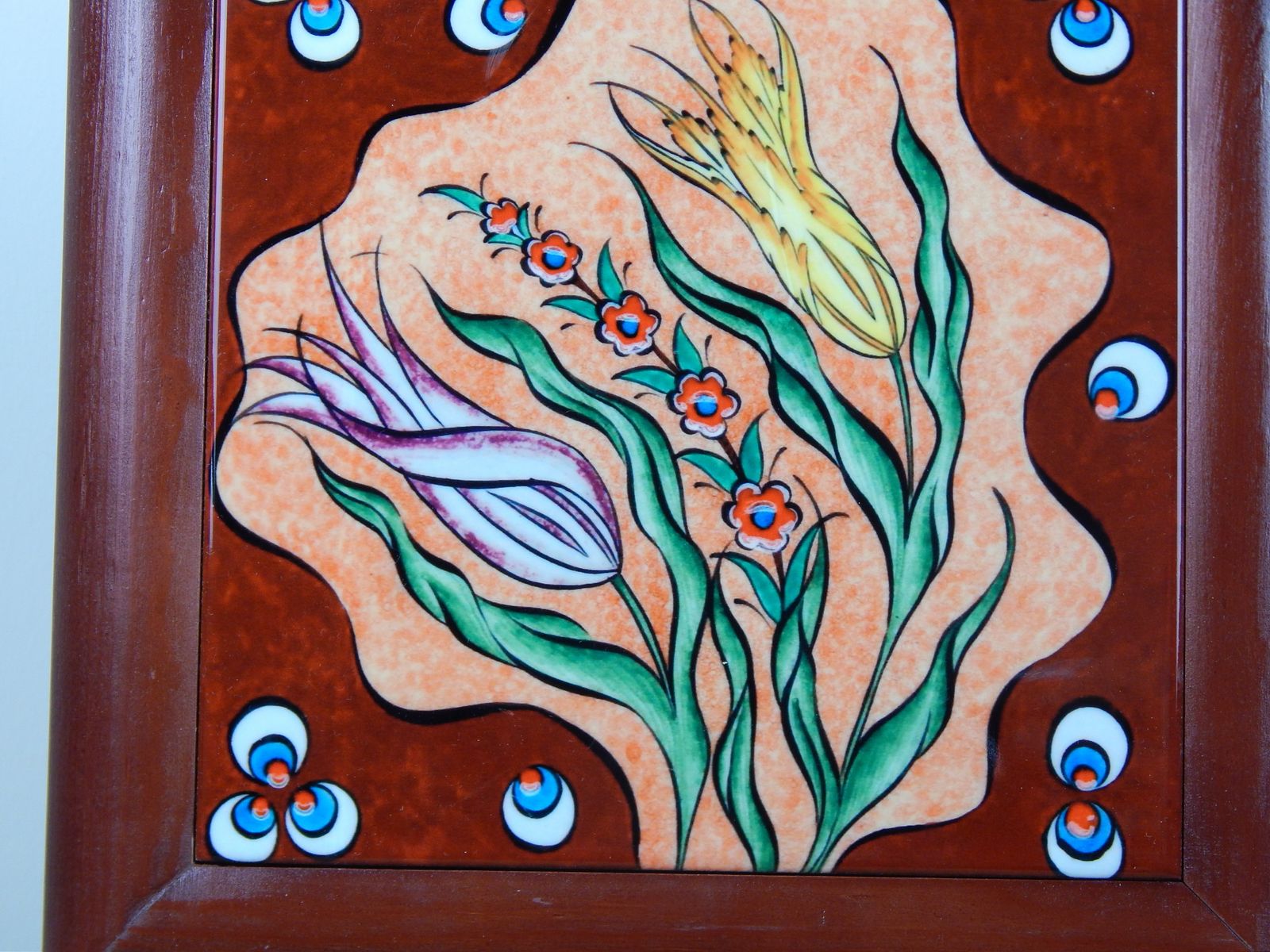 Turkey, Kutahya Pottery, Tiles, Art Paintings, Picture Frames I, Free Shipping photo buy