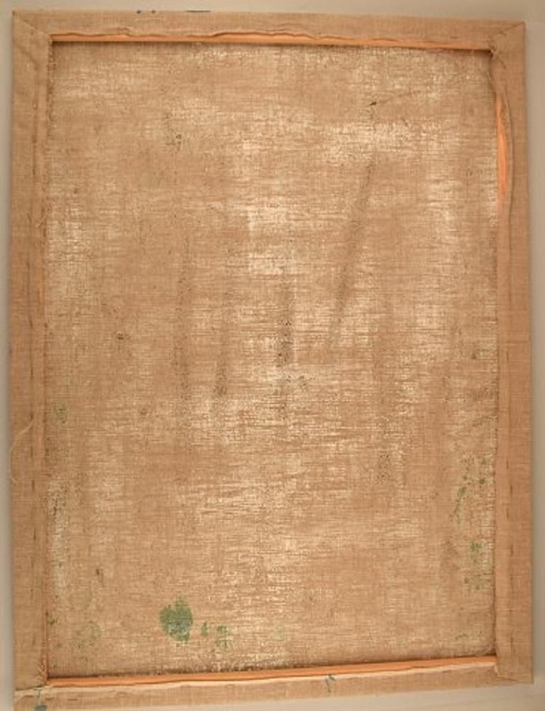 Ivy Lysdal, Acrylic On Canvas, Abstract Modernist Painting, Late 20th Century photo 899.0