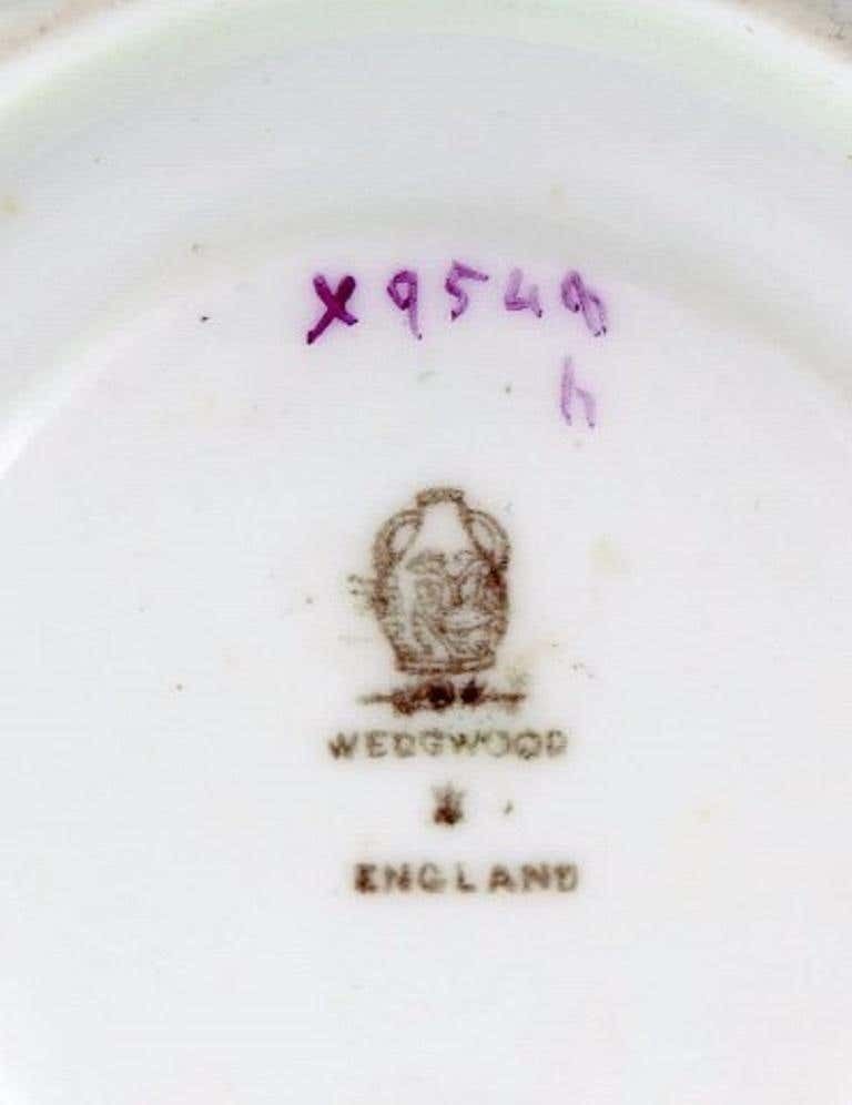 Wedgwood, England, Coffee Service For 12 People In Hand Painted Porcelain photo vinterior