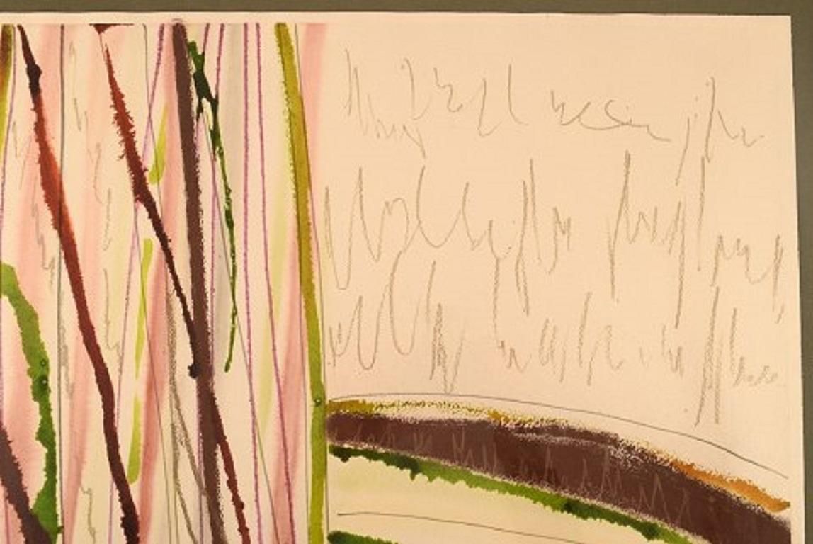 Unknown Artist, Mixed Media On Paper, Dated 2005 photo for sale