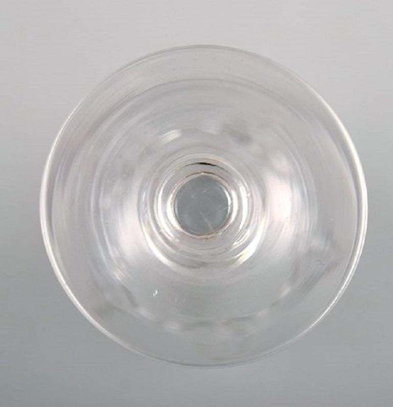St. Louis, Belgium, 19 Glasses In Mouth Blown Crystal Glass, 1930s 1940s photo 730.0