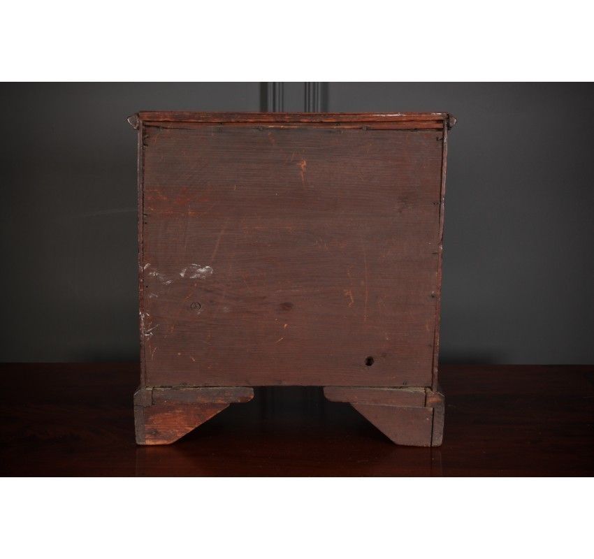 Georgian Mahogany Miniature Apprentice Chest photo vintage