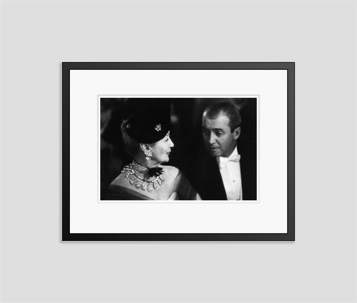 Slim Aaron's 'Professional Gossip' 1956 Silver Gelatin Resin Print Framed In Black