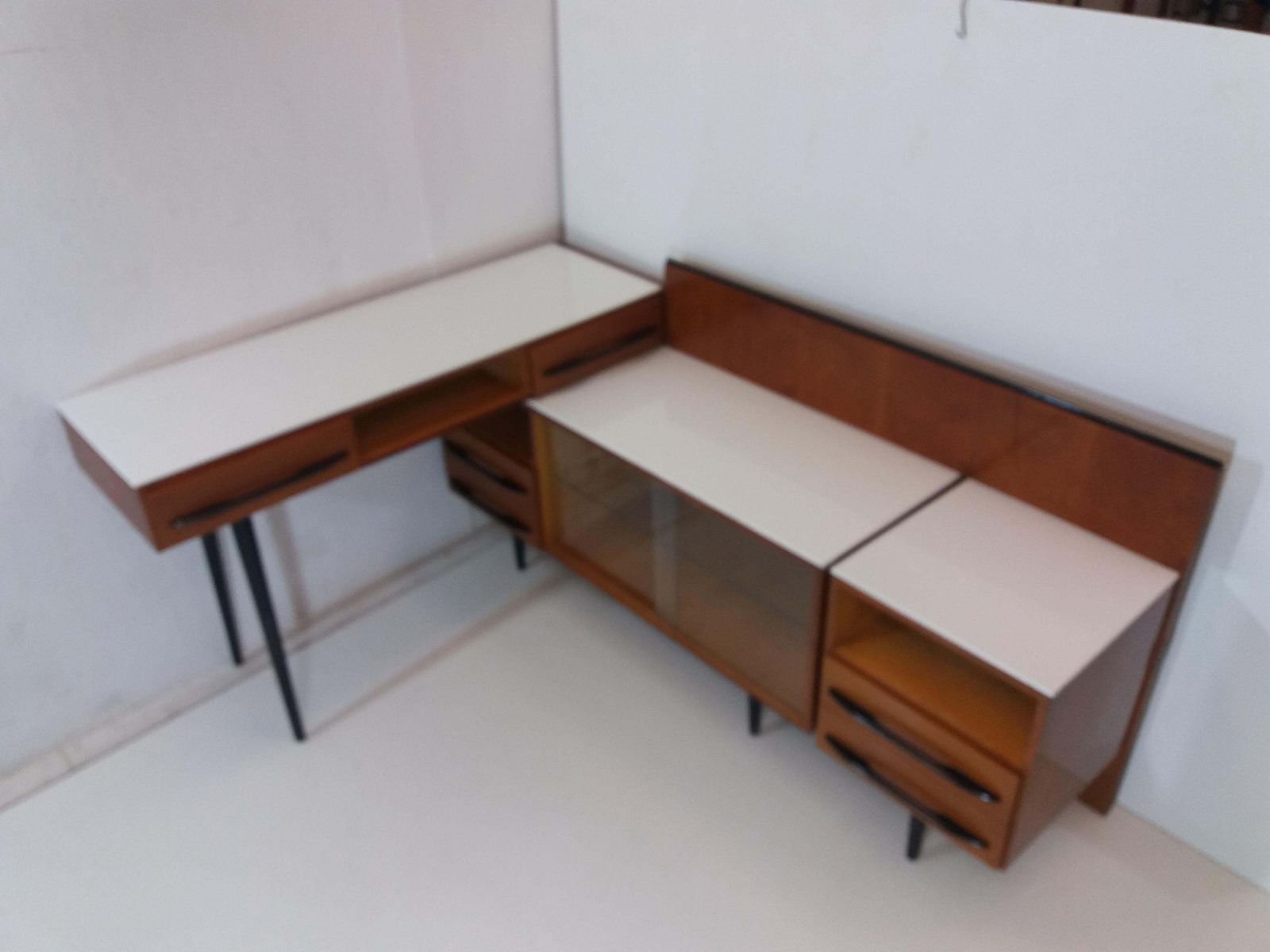 photo for sale Composition Chest Of Drawer And Writing Desk Designed By Mojmít Požár, 1960s