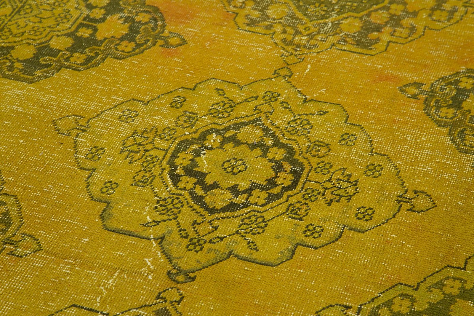Vintage Antique Yellow Runner Carpet photo for sale