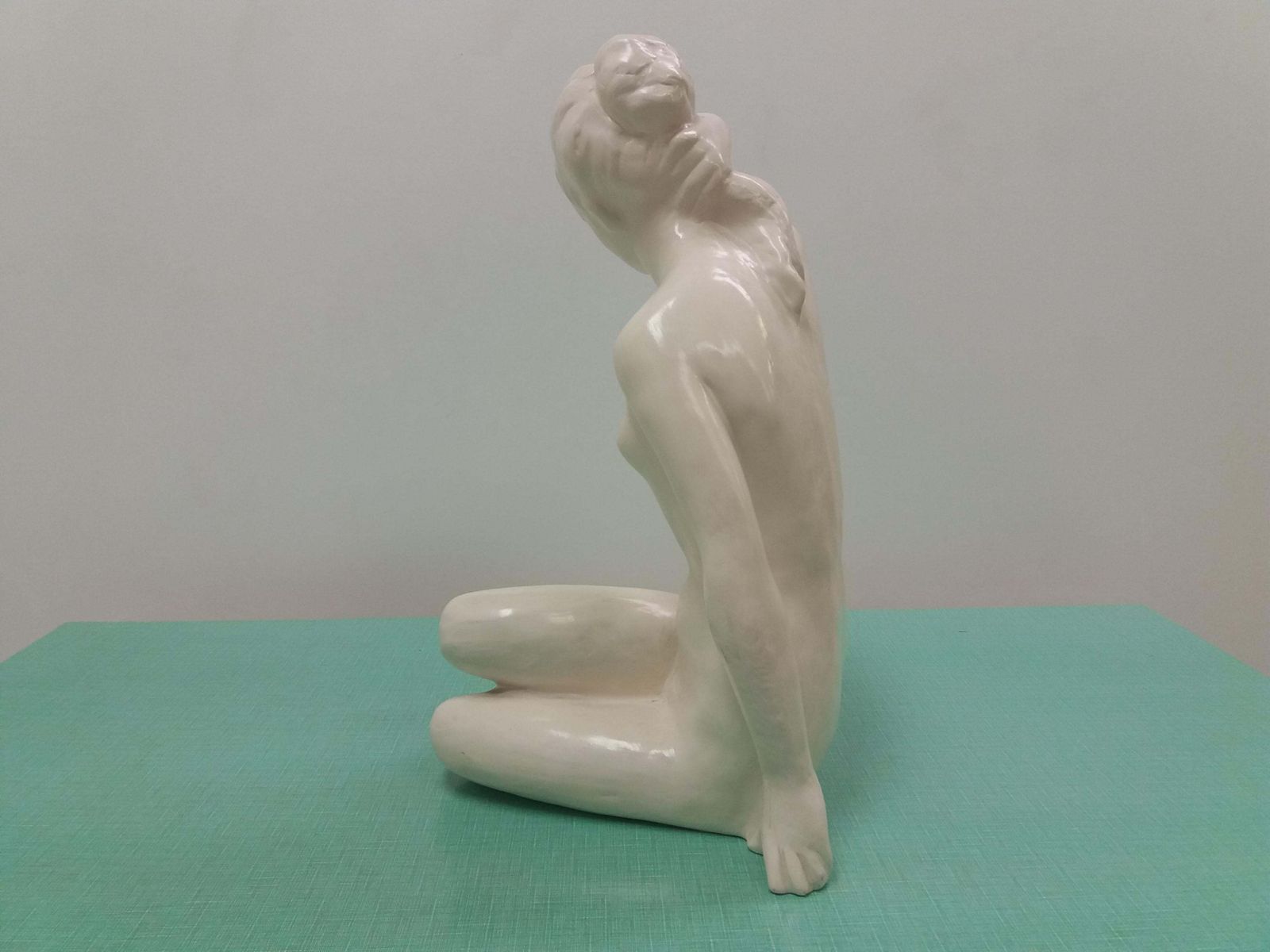 Mid Century Sculpture Nude Woman Designed By Bohumil Kokrda, 1960s photo for sale