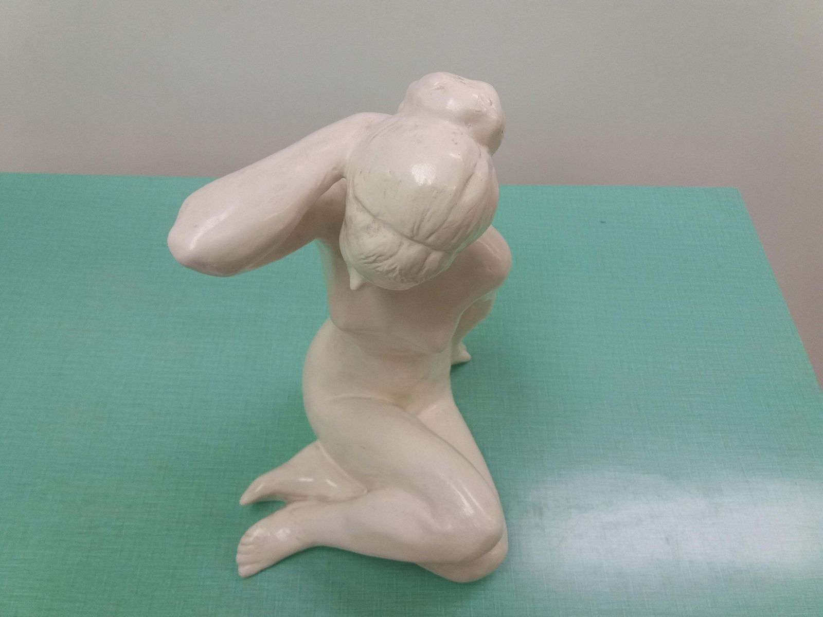 Mid Century Sculpture Nude Woman Designed By Bohumil Kokrda, 1960s photo buy