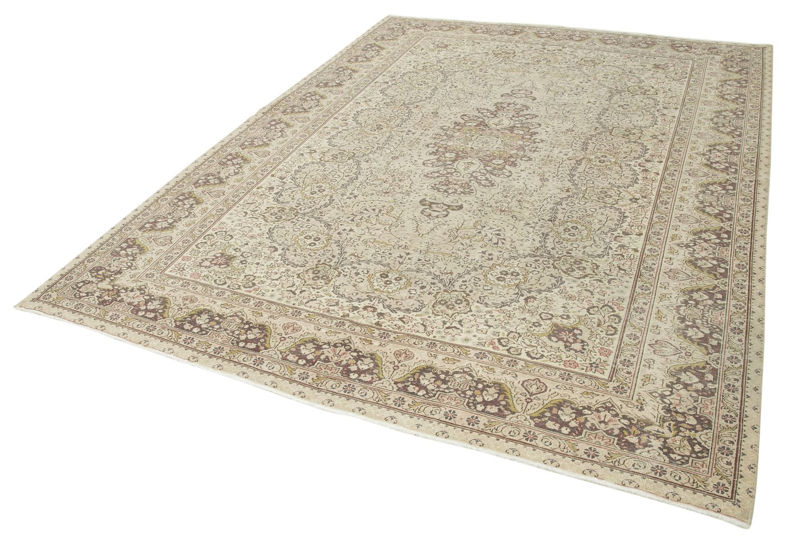 Antique Turkish Distressed One Of A Kind Unique Kayseri Rug photo 1240.0