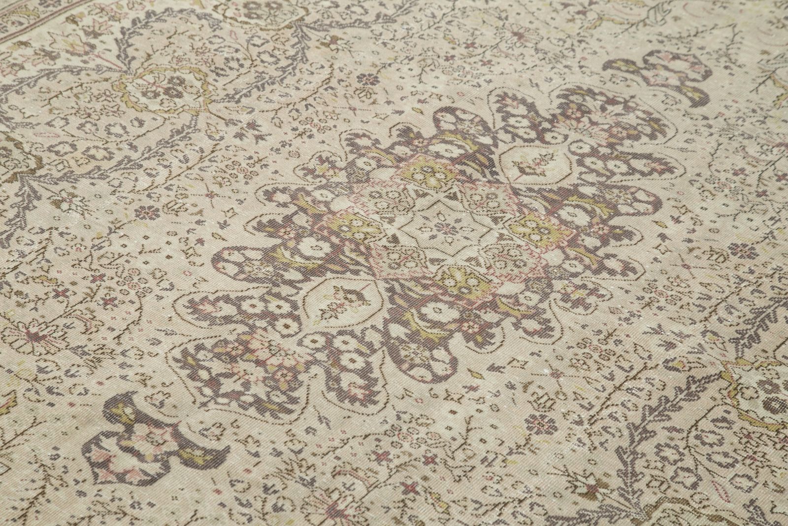Antique Turkish Distressed One Of A Kind Unique Kayseri Rug photo vinterior