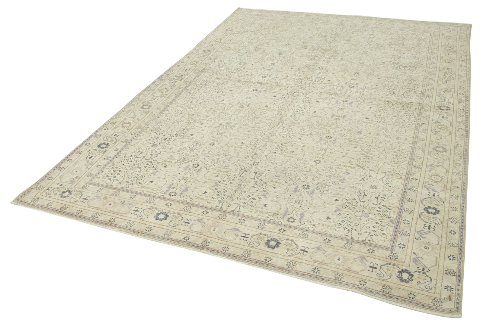 Antique Turkish Distressed One Of A Kind Unique Kayseri Rug photo 1100.0