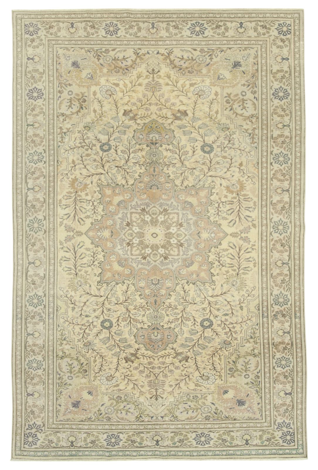 Antique Turkish Distressed One Of A Kind Unique Kayseri Rug