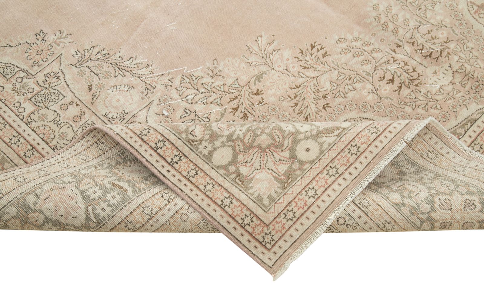 Antique Turkish Distressed One Of A Kind Unique Kayseri Rug photo 1260.0