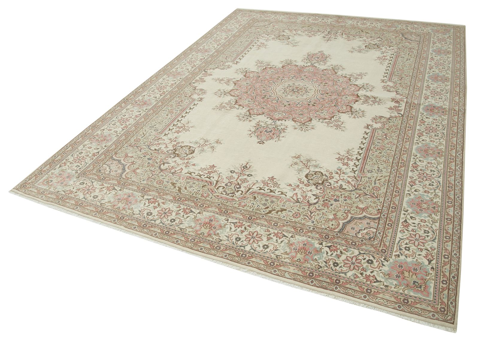 Antique Turkish Distressed One Of A Kind Unique Kayseri Rug photo furniture