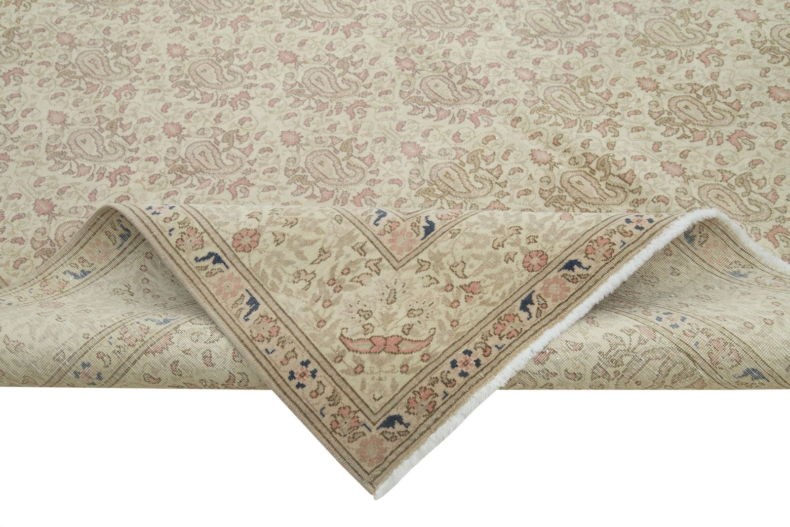 Antique Turkish Distressed One Of A Kind Unique Kayseri Rug photo vinterior