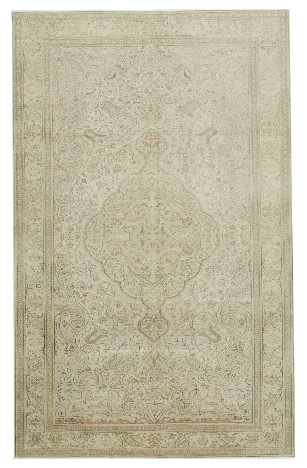 Antique Turkish Distressed One Of A Kind Unique Kayseri Rug
