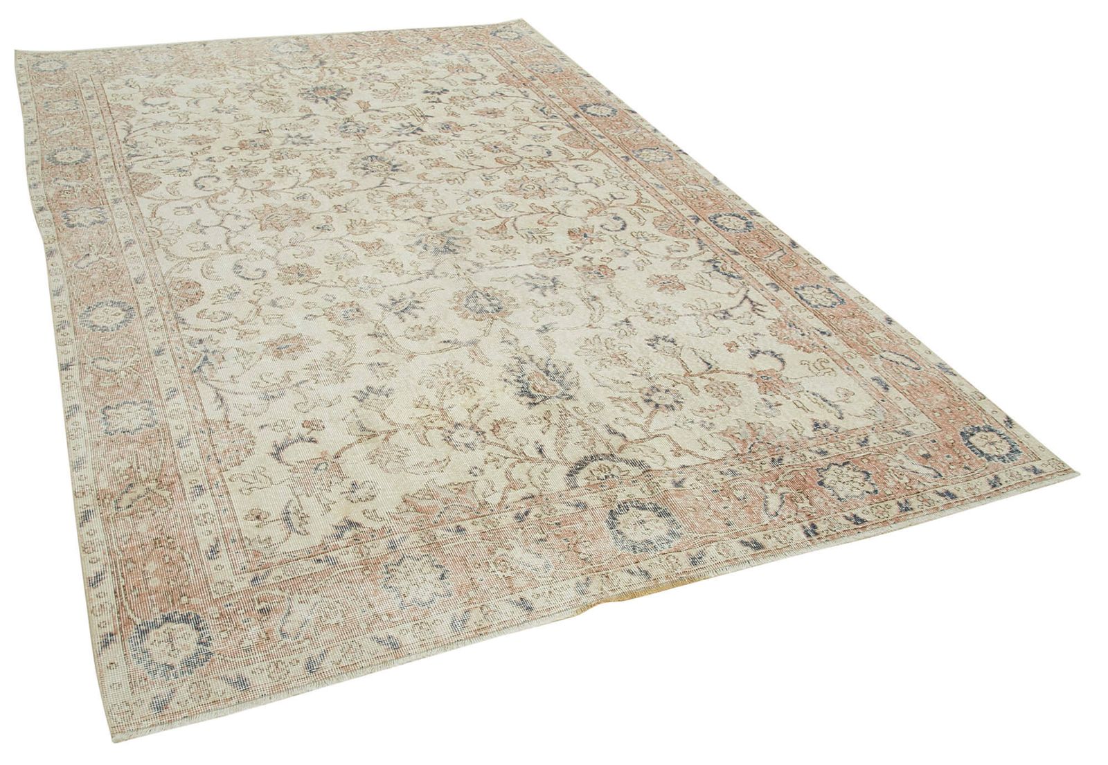 Antique Turkish Distressed One Of A Kind Unique Kayseri Rug photo 1250.0
