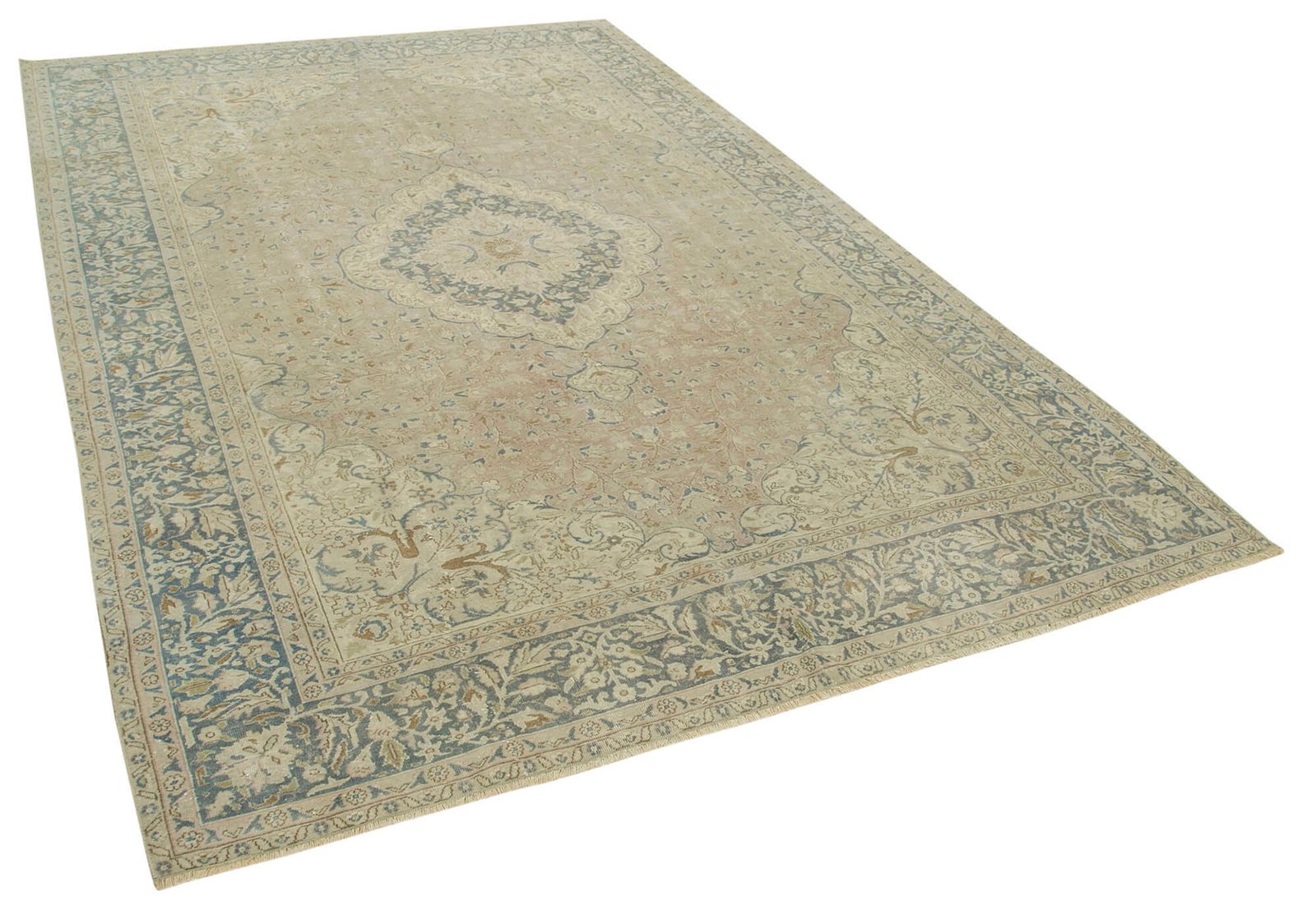 Antique Turkish Distressed One Of A Kind Unique Kayseri Rug photo furniture