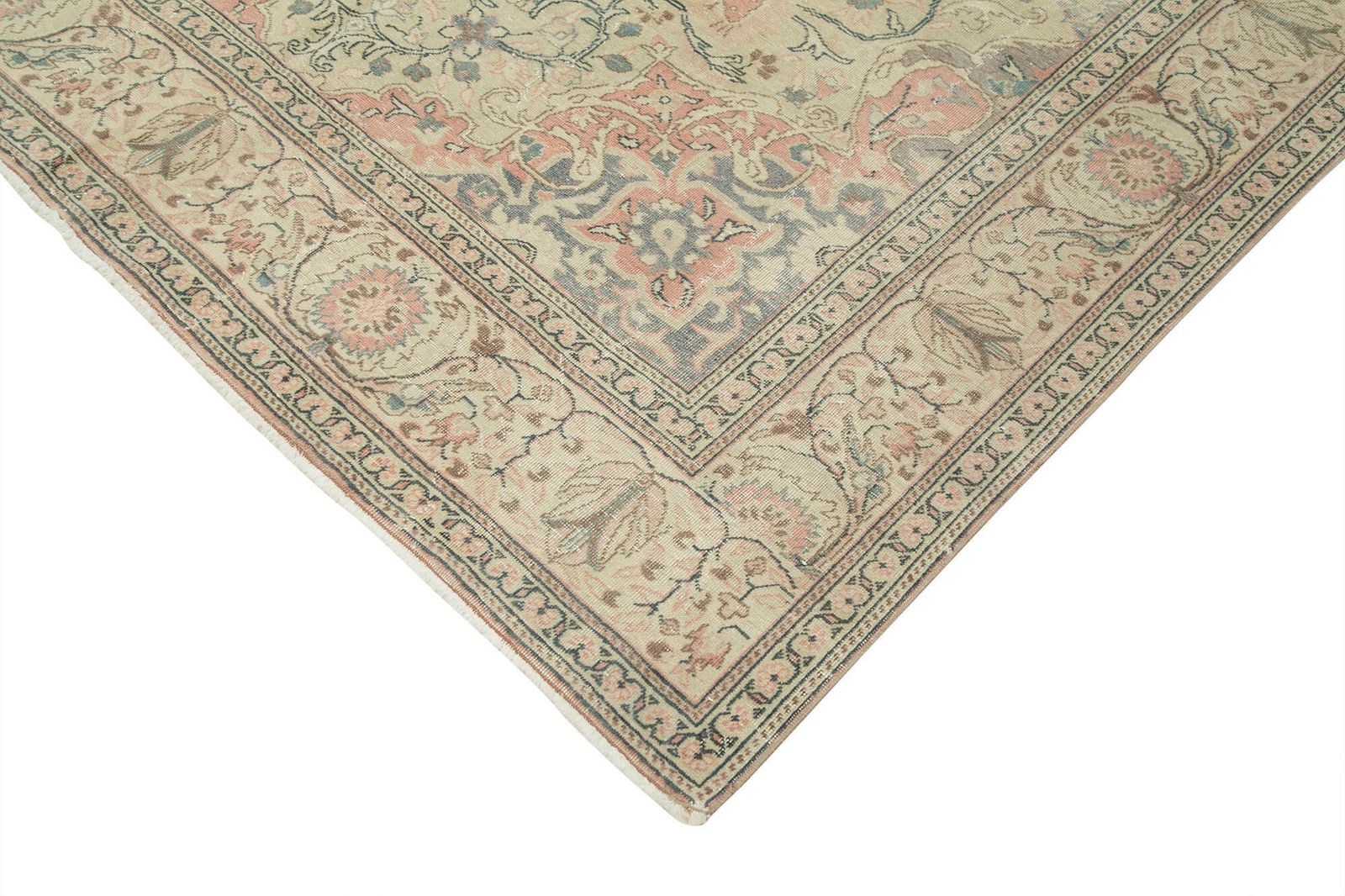Antique Turkish Distressed One Of A Kind Unique Kayseri Rug photo for sale