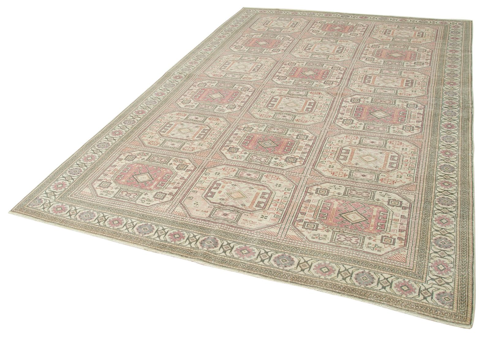Antique Turkish Distressed One Of A Kind Unique Kayseri Rug photo 1200.0