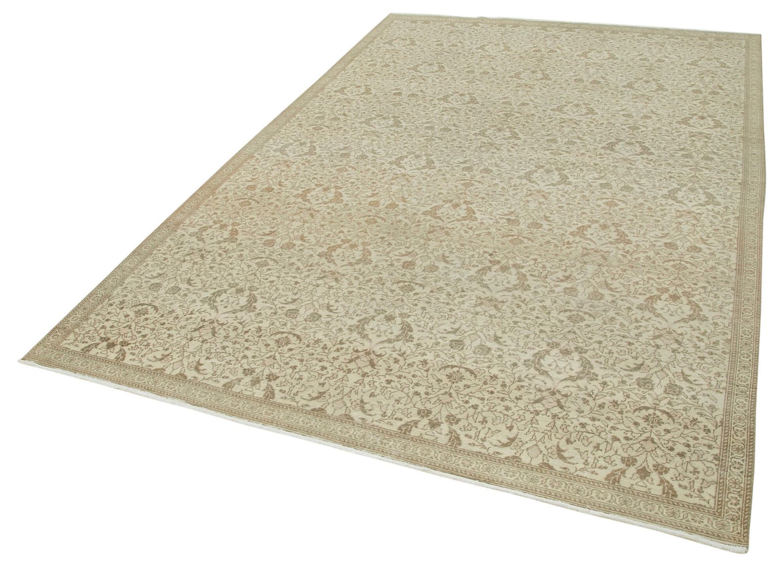 Antique Turkish Distressed One Of A Kind Unique Kayseri Rug photo vinterior