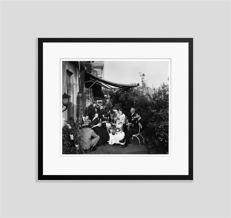 Slim Aarons 'Beauty Queen' Circa 1950 Silver Gelatin Print Framed In Black
