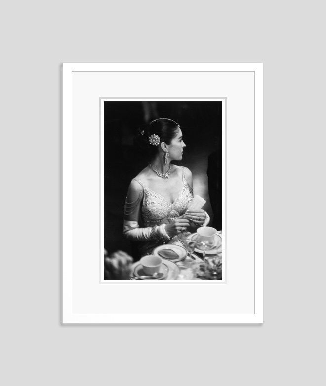 Slim Aarons 'Decked In Finery' 1956 Silver Gelatin Print Framed In White