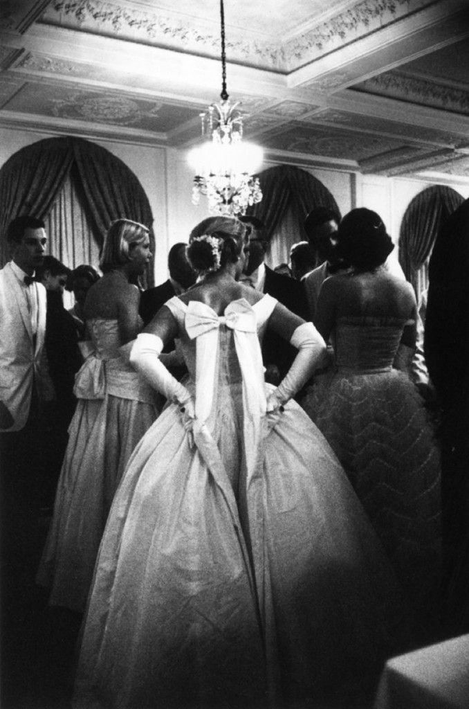 Slim Aarons 'Debutante Ball' 1958 Silver Gelatin Print Framed In White photo furniture