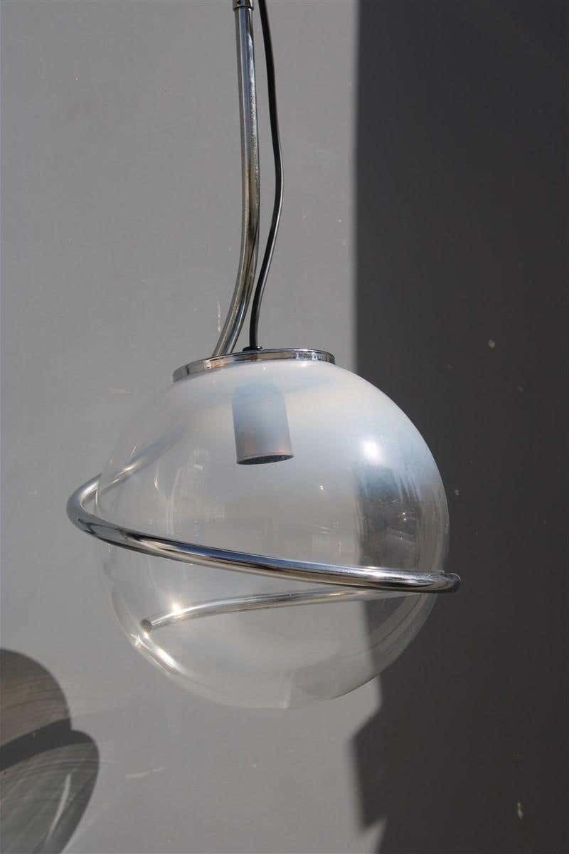 Fabio Lenci Italian Chandelier Pop Art Ball Murano Glass, 1970s photo furniture