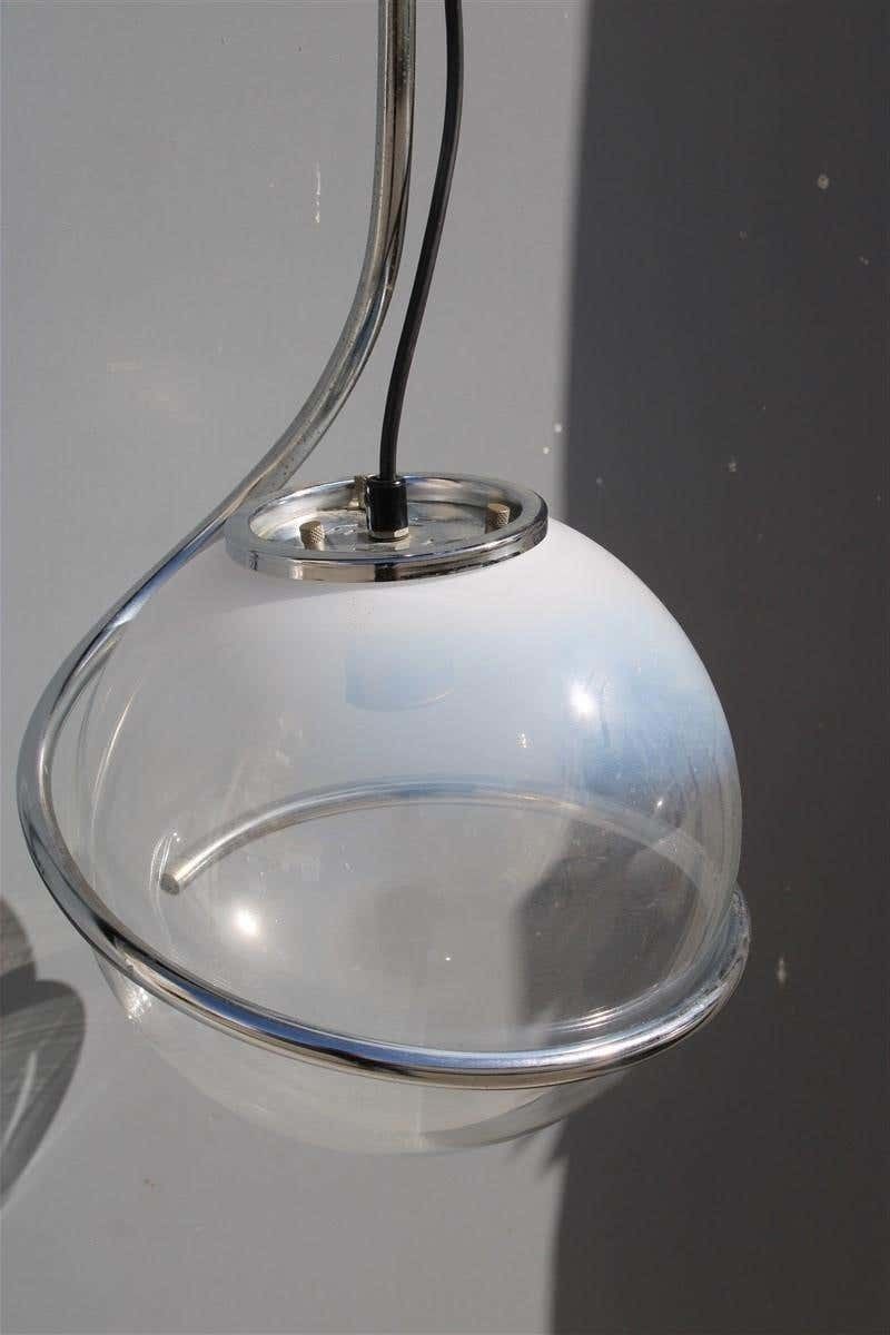 Fabio Lenci Italian Chandelier Pop Art Ball Murano Glass, 1970s photo Lighting