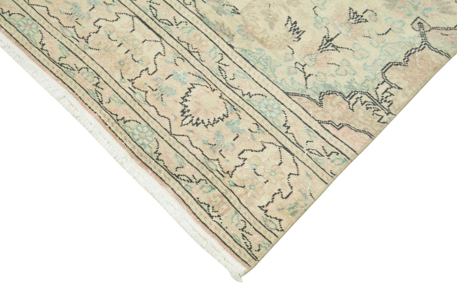 Antique Turkish Distressed One Of A Kind Unique Kayseri Rug photo for sale