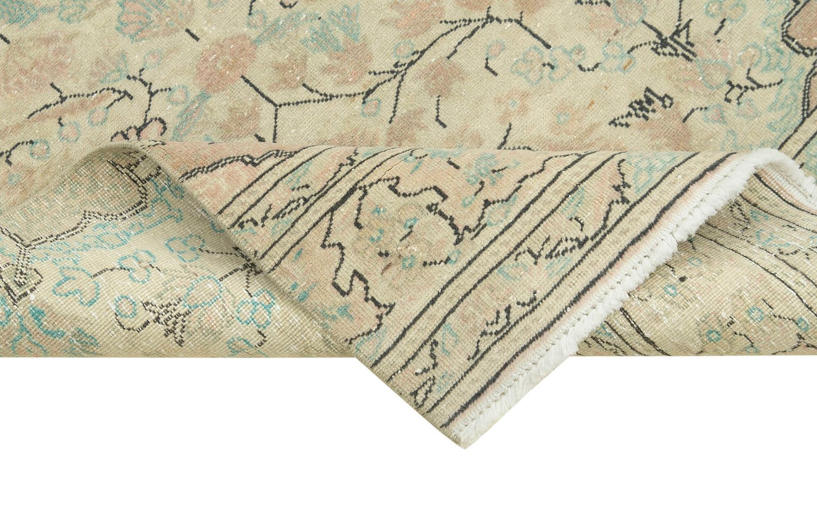 Antique Turkish Distressed One Of A Kind Unique Kayseri Rug photo vinterior