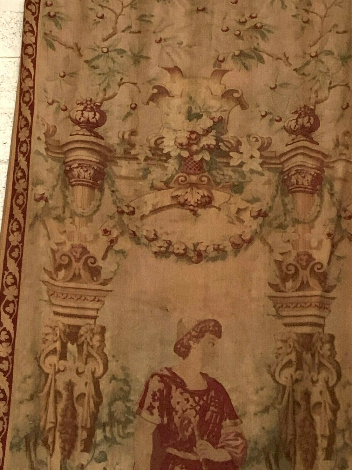Renaissance Style Tapestry Decor Of A Character Under A 20th Century Arch photo 599.45532
