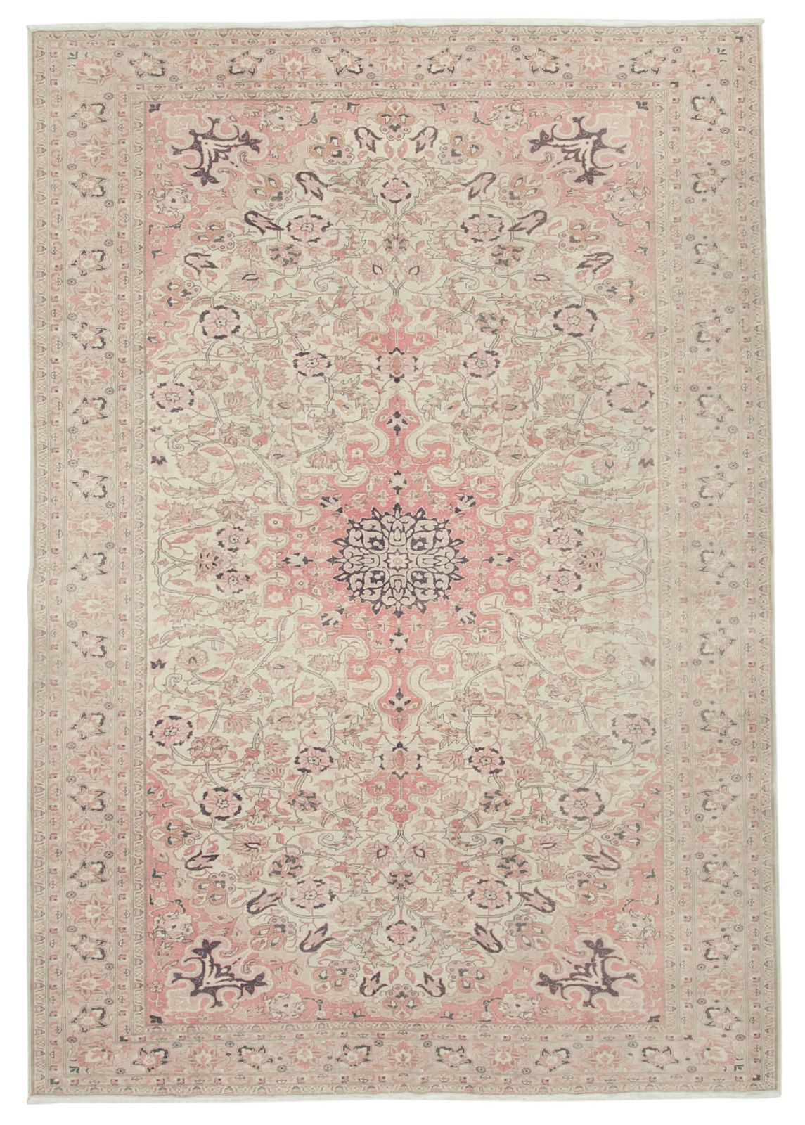 Antique Turkish Distressed One Of A Kind Unique Kayseri Rug