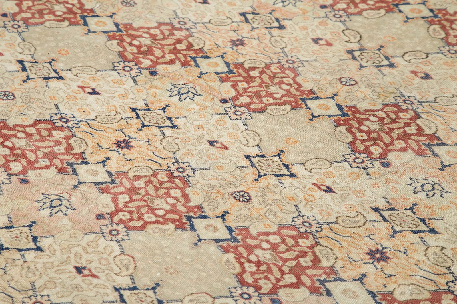 Antique Turkish Distressed One Of A Kind Unique Kayseri Rug photo 2250.0