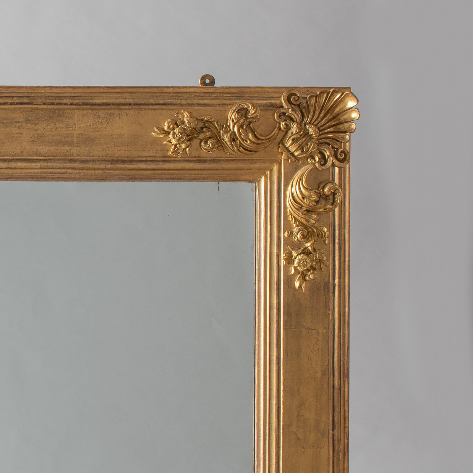 Large English Victorian Gilt Overmantle Mirror photo furniture