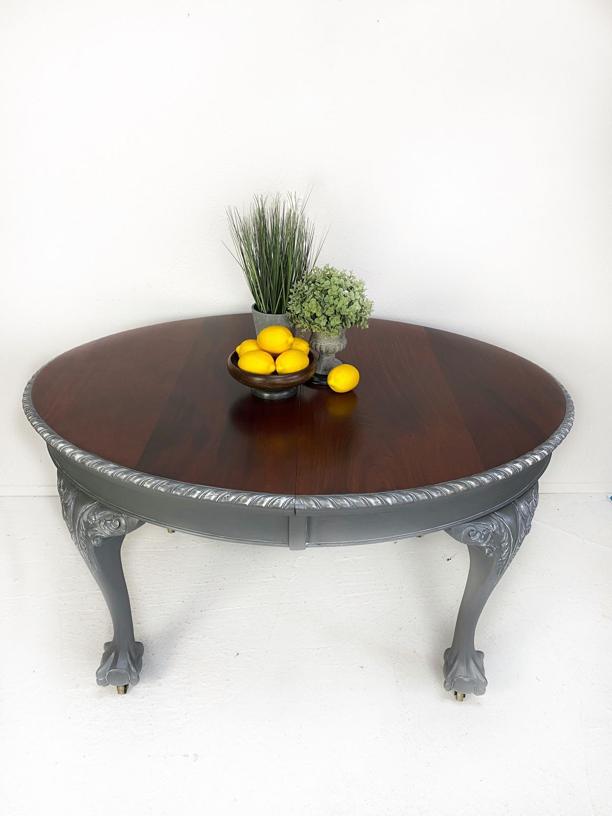 Victorian Mahogany Extending Dining Room Table photo vintage
