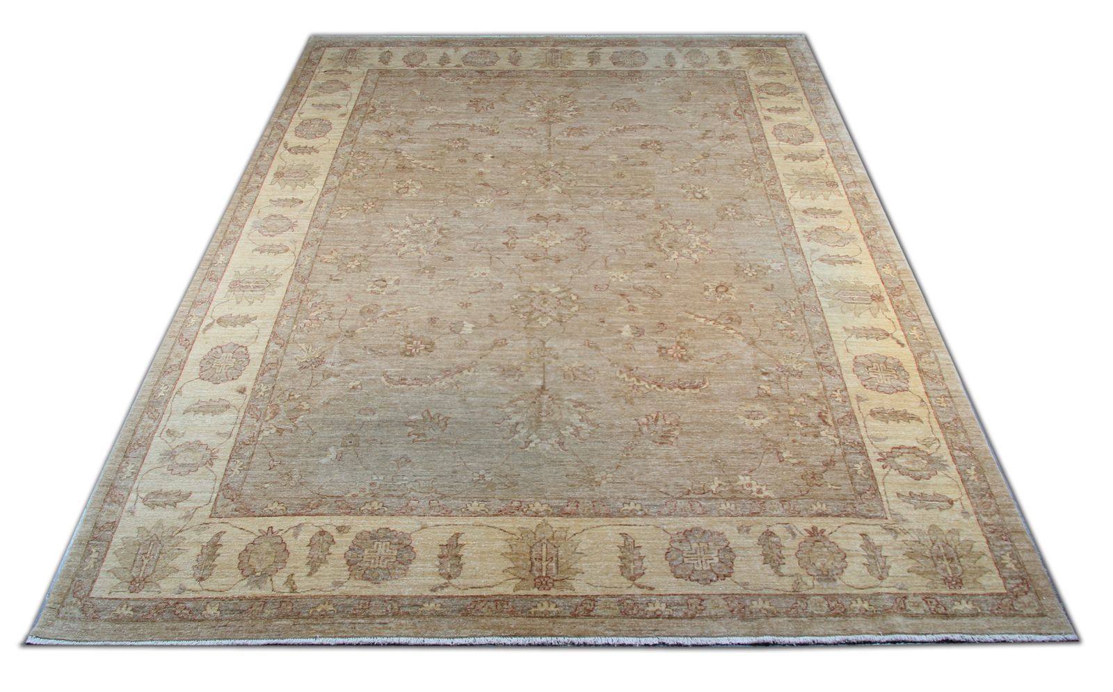 Handmade Ziegler Sultanabad Rug, Oriental Wool Carpet 213 X 307 Cm photo for sale