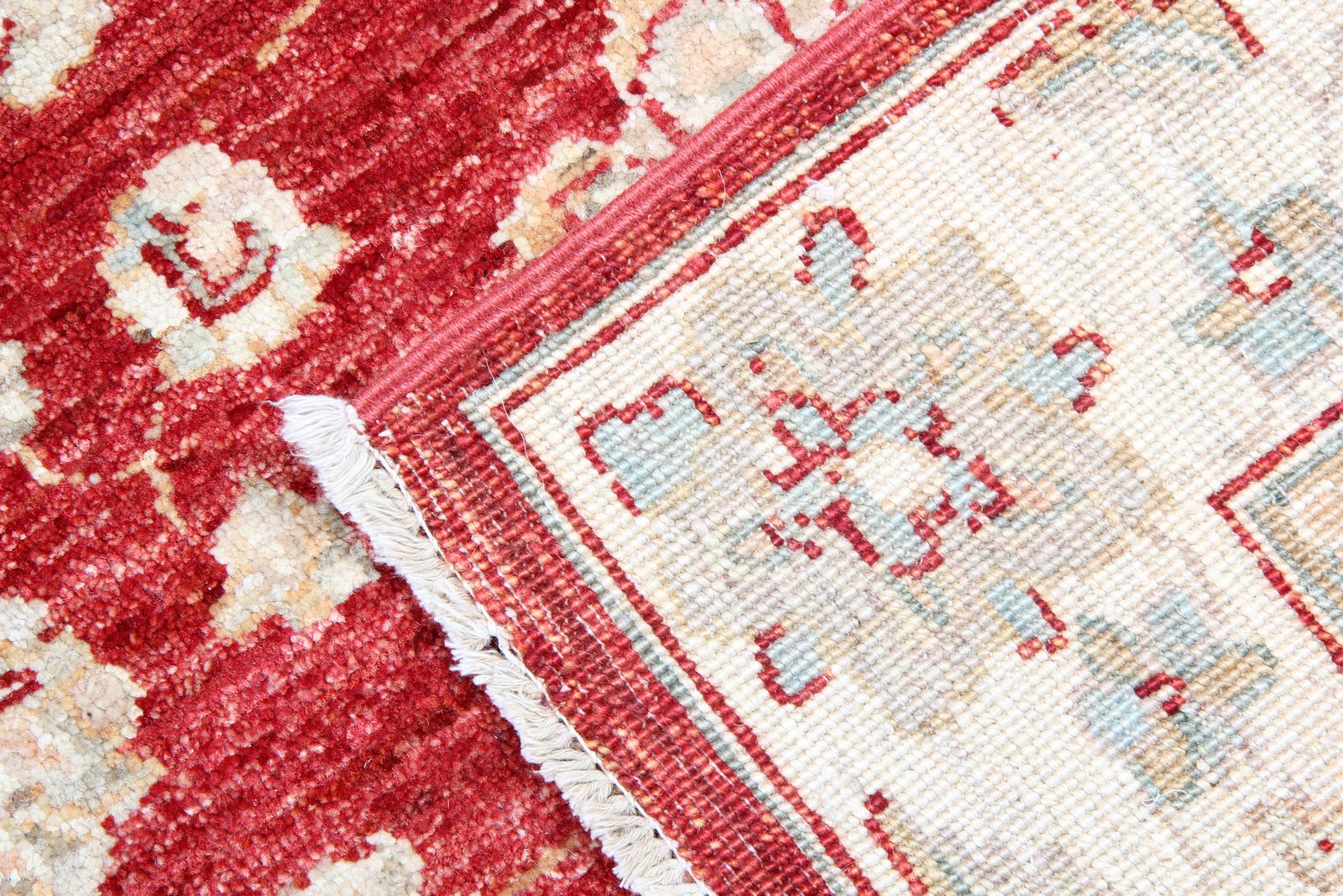 Traditional Red Wool Ziegler Sultanabad Rug, Small Handwoven Oriental Carpet  100 X 152 Cm photo for sale