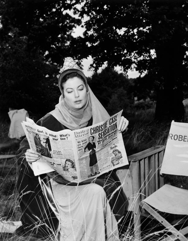 'Ava Gardner In Costume On Set' Archival Pigment Print Unframed
