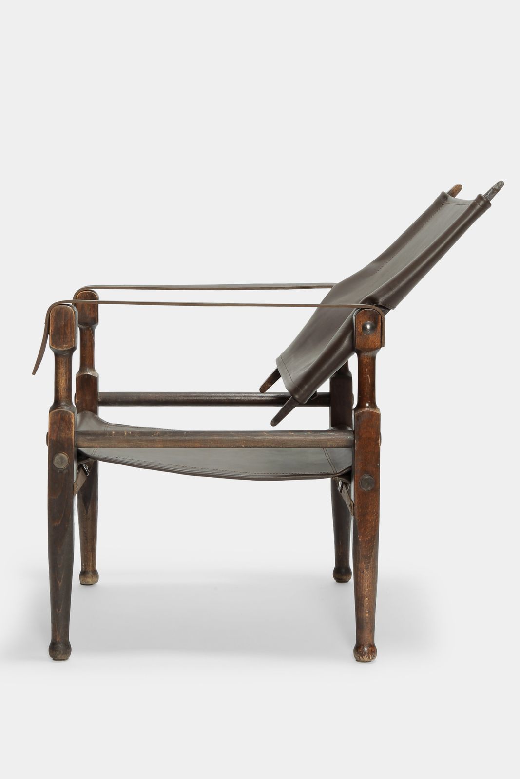 Kienzle Safari Chair By Wohnbedarf, With New Leather, 50s photo for sale