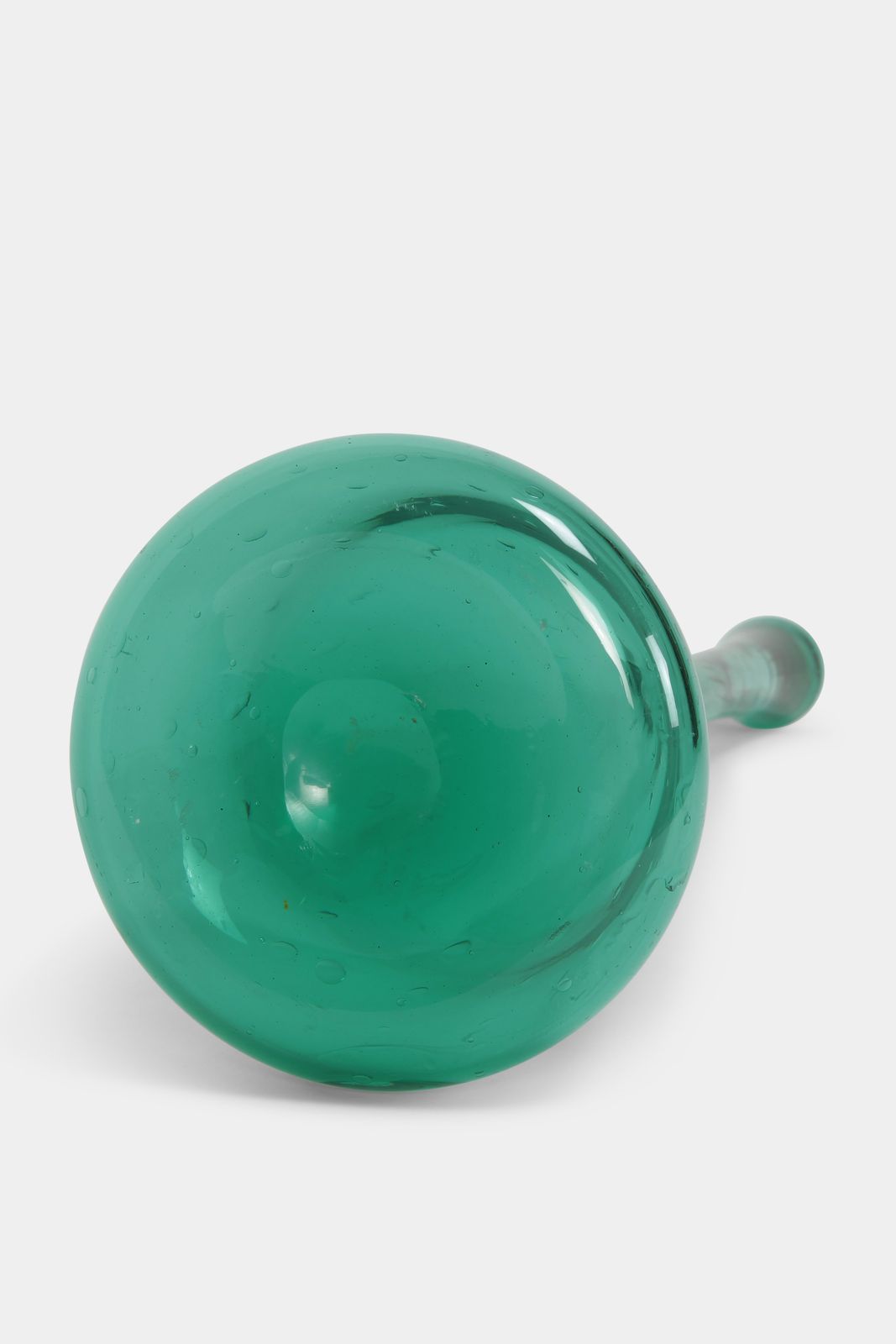 Large Vetro Verde D'empoli Vase, 50s photo vinterior