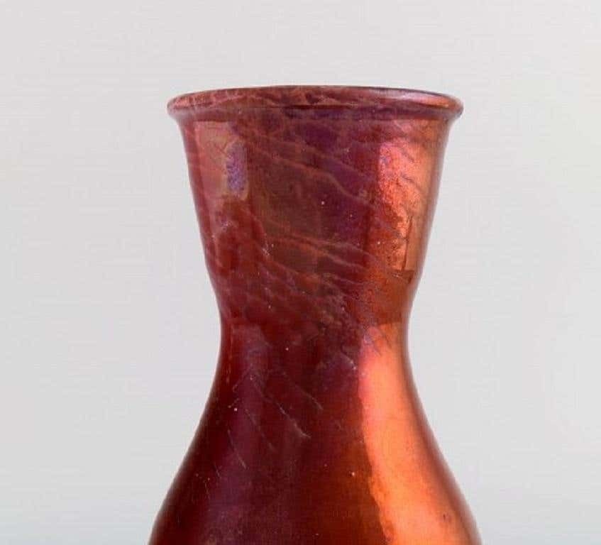 Karl Hansen Reistrup For Kähler, Antique Vase In Glazed Ceramics, 1890s photo 803.0