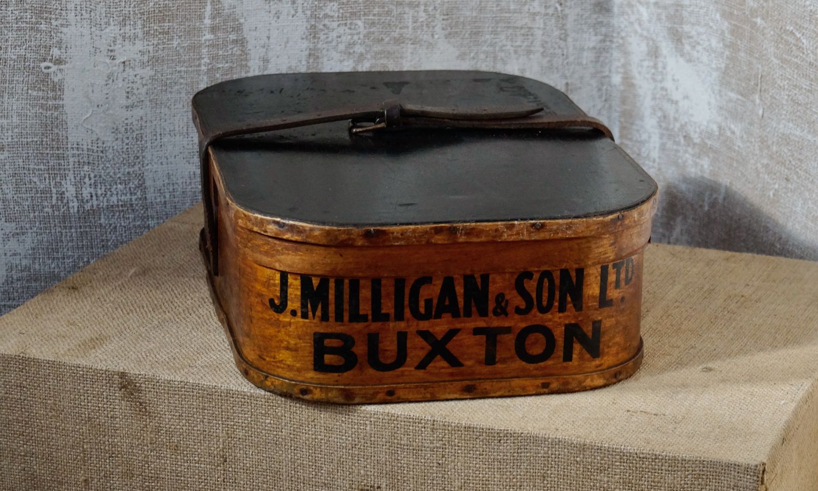 Edwardian Clements, Newling & Co Bent Wood Drapers Box photo furniture