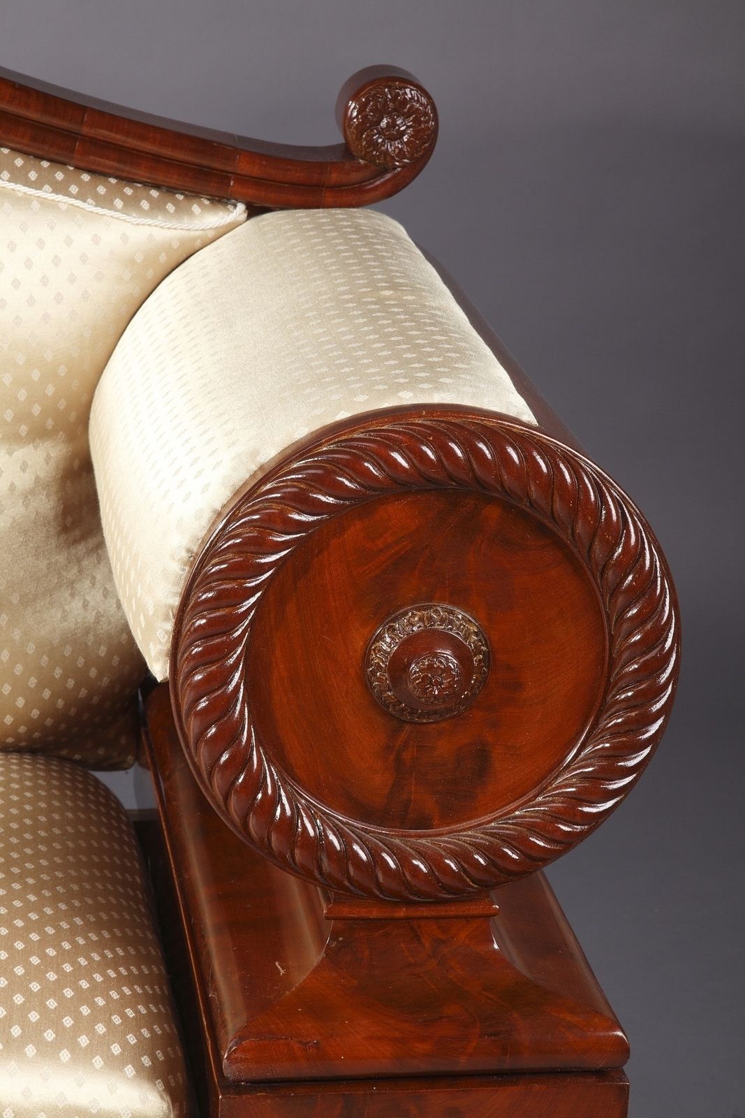 Mobilier Canapé Biedermeier en acajou, Autriche, 1830 photo