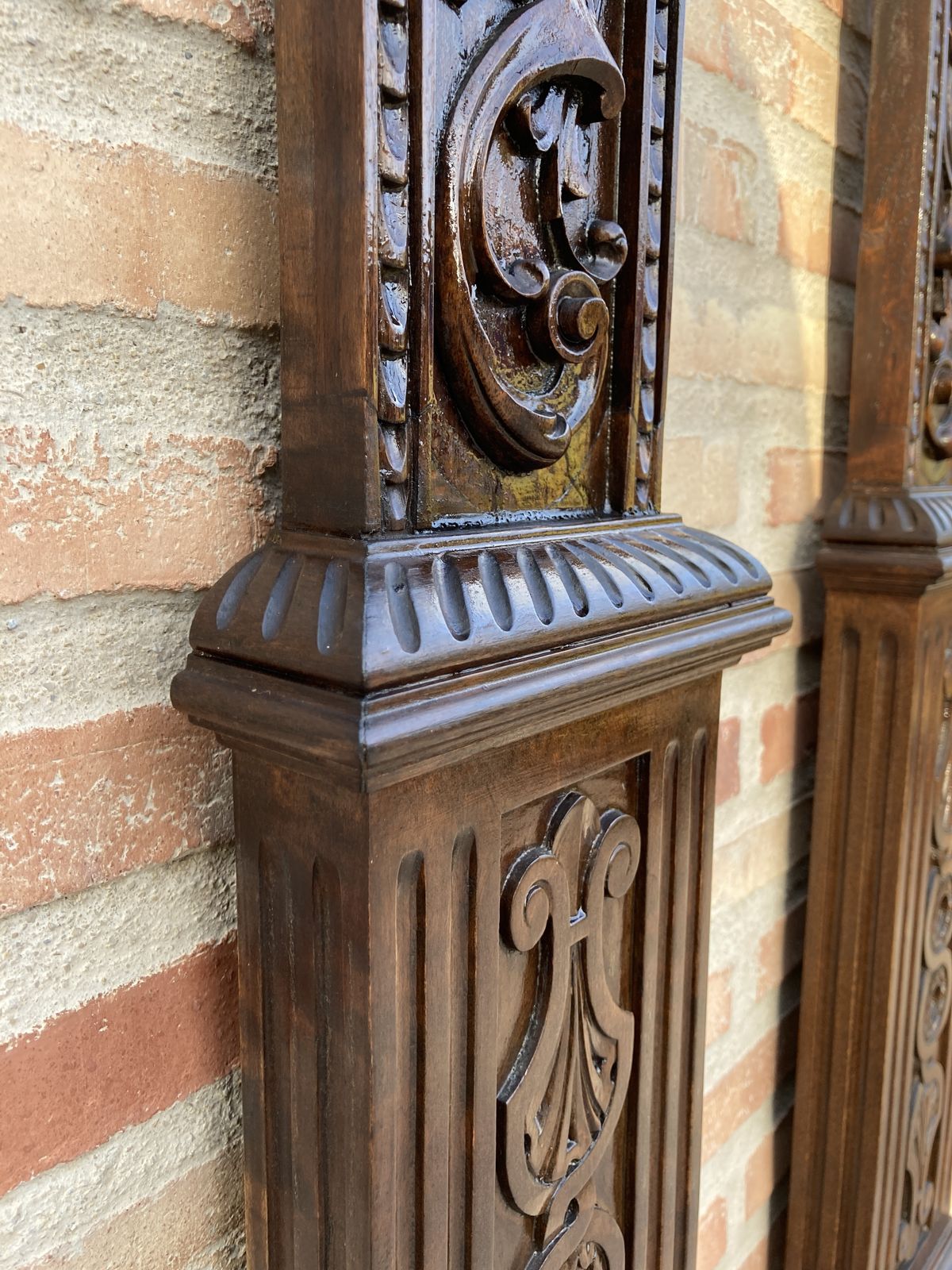 Pair Of Carved Oak Panels photo 1338.0